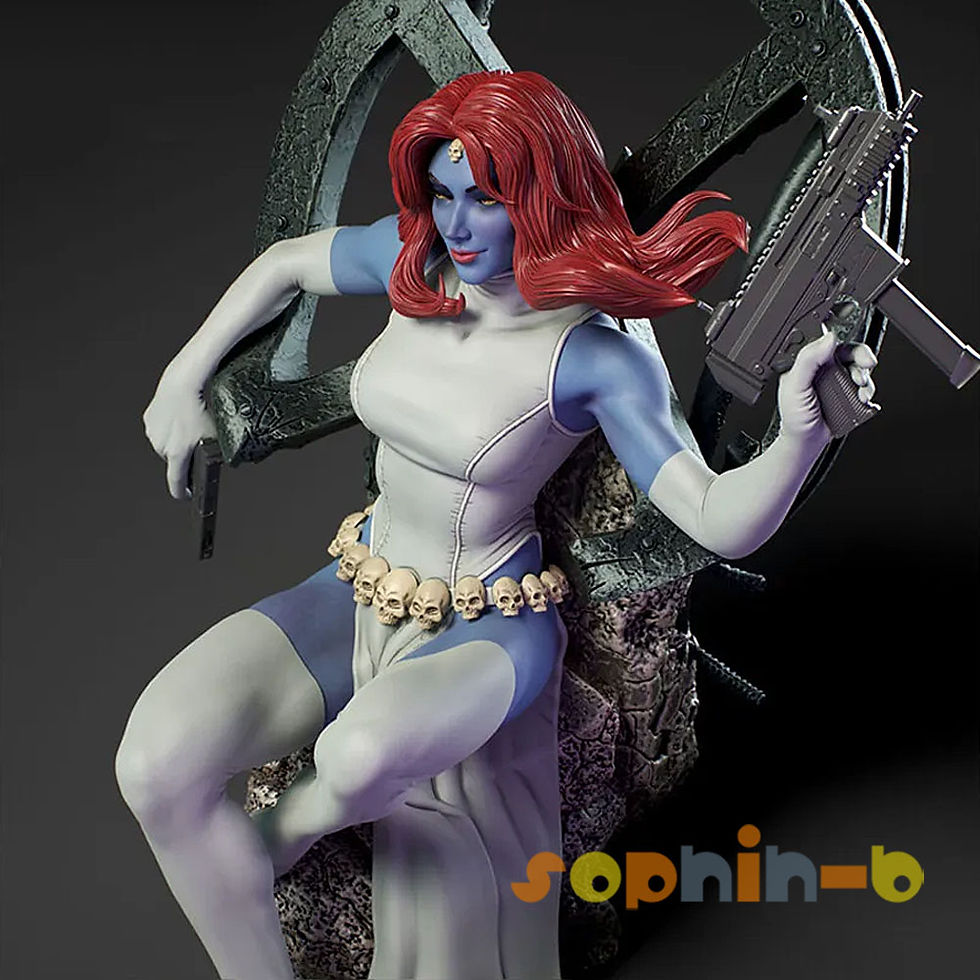 Thumbnail: Mystique X-Men Resin 1:6 Model Kit Unpainted 3d Printed GK Statue Figure