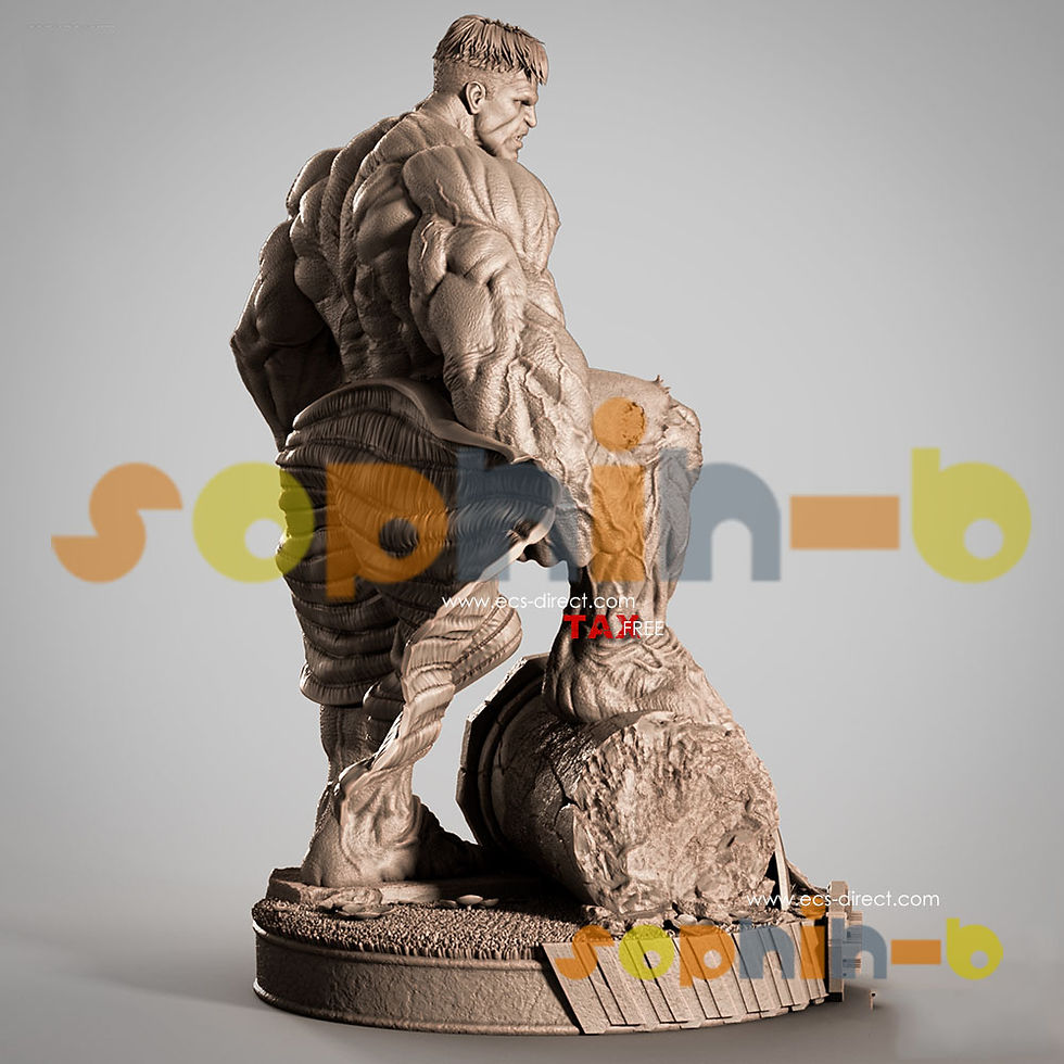 Thumbnail: Red Hulk Captain A Resin 1:6 Model Kit Unpainted 3d Print GK Statue Figure