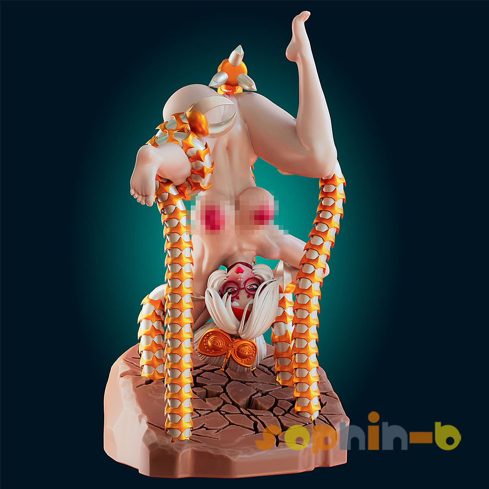 Thumbnail: Purah Tentacle Sexy 1:6 Scale Model Kit Unpainted 3d Print GK Statue Figure