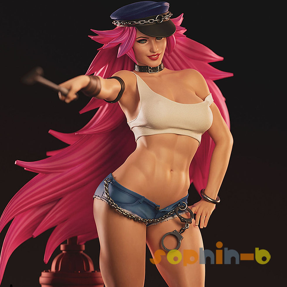 Thumbnail: Poison - Street Fighter Resin Model Kit Unpainted 3d Printed GK Statue Figure