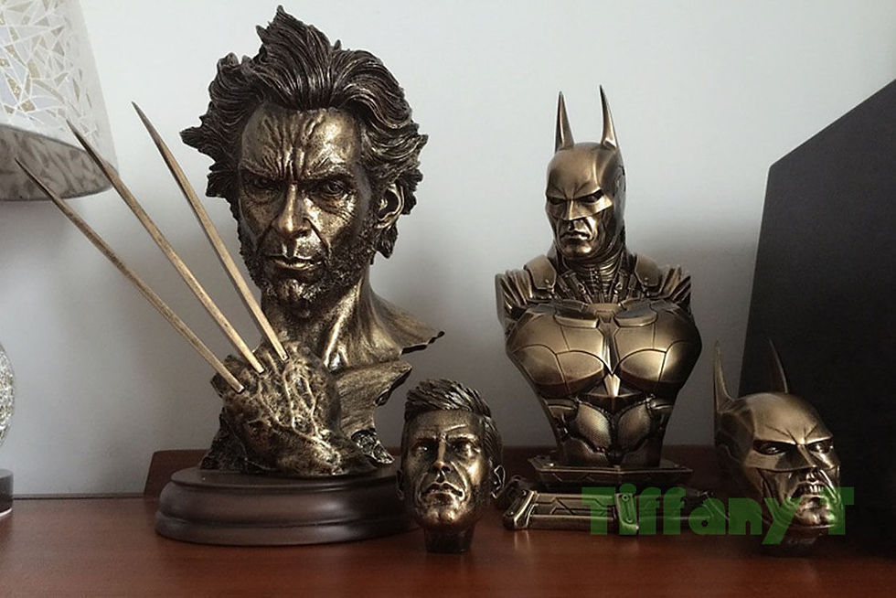 Thumbnail: X-Men Origins Wolverine Hugh Jackman Bust Resin Action Statue Figure 30cm