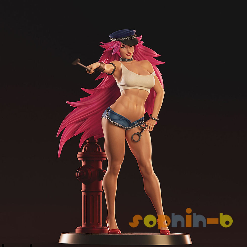 Thumbnail: Poison - Street Fighter Resin Model Kit Unpainted 3d Printed GK Statue Figure
