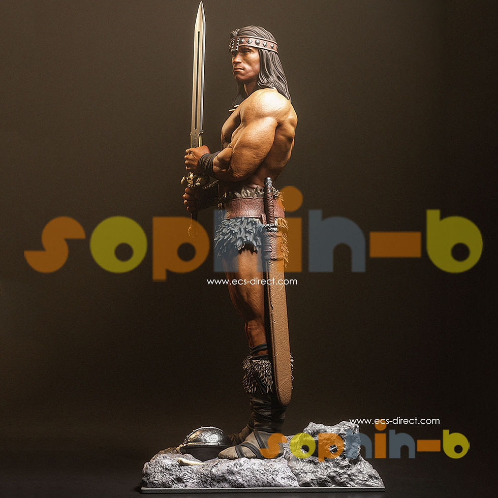 Thumbnail: Conan Arnold the Barbarian 1:4 Model Kit Unpainted 3d Printed GK Statue Figure