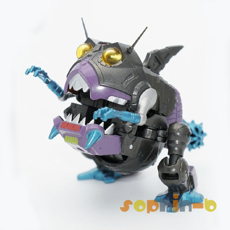 Thumbnail: G1 Transformed All 3 Sharkticons Collectible Shark Robots Action Figures