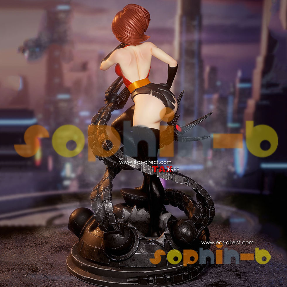 Thumbnail: Elastic Girl NSFW Resin 1:4 Model Kit Unpainted 3d Print GK Statue Figure