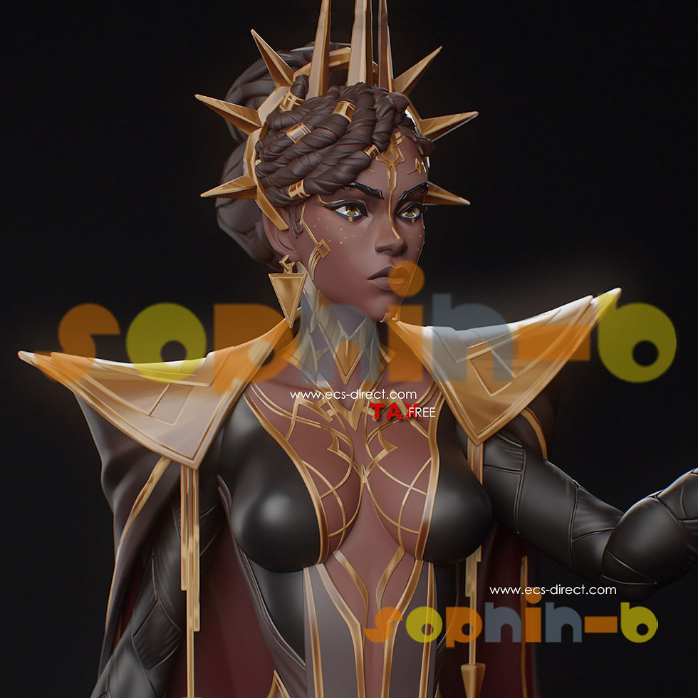 Thumbnail: Mel Medarda Arcane Resin 1/4 Model Kit Unpainted 3d Print GK Statue Figure