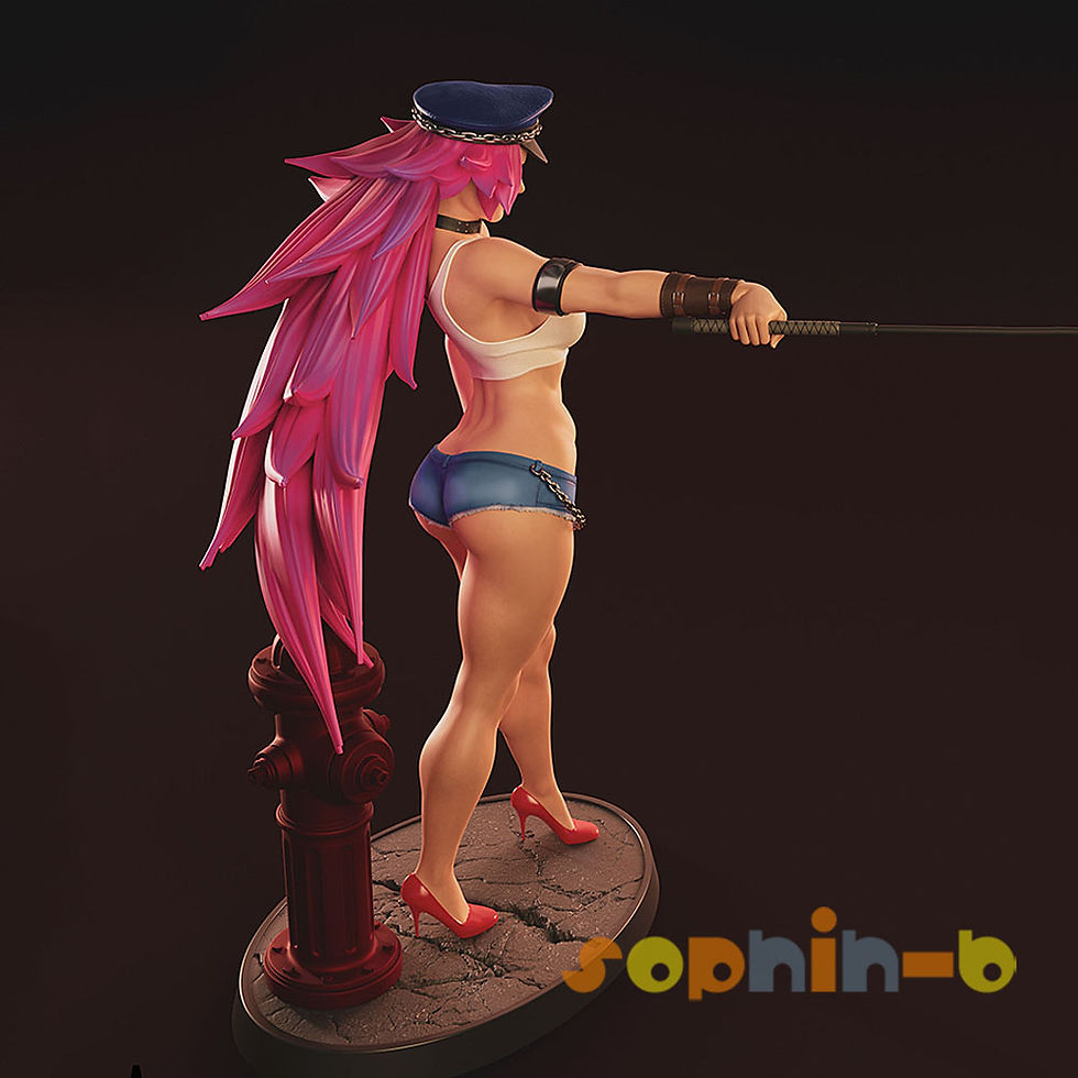 Thumbnail: Poison - Street Fighter Resin Model Kit Unpainted 3d Printed GK Statue Figure