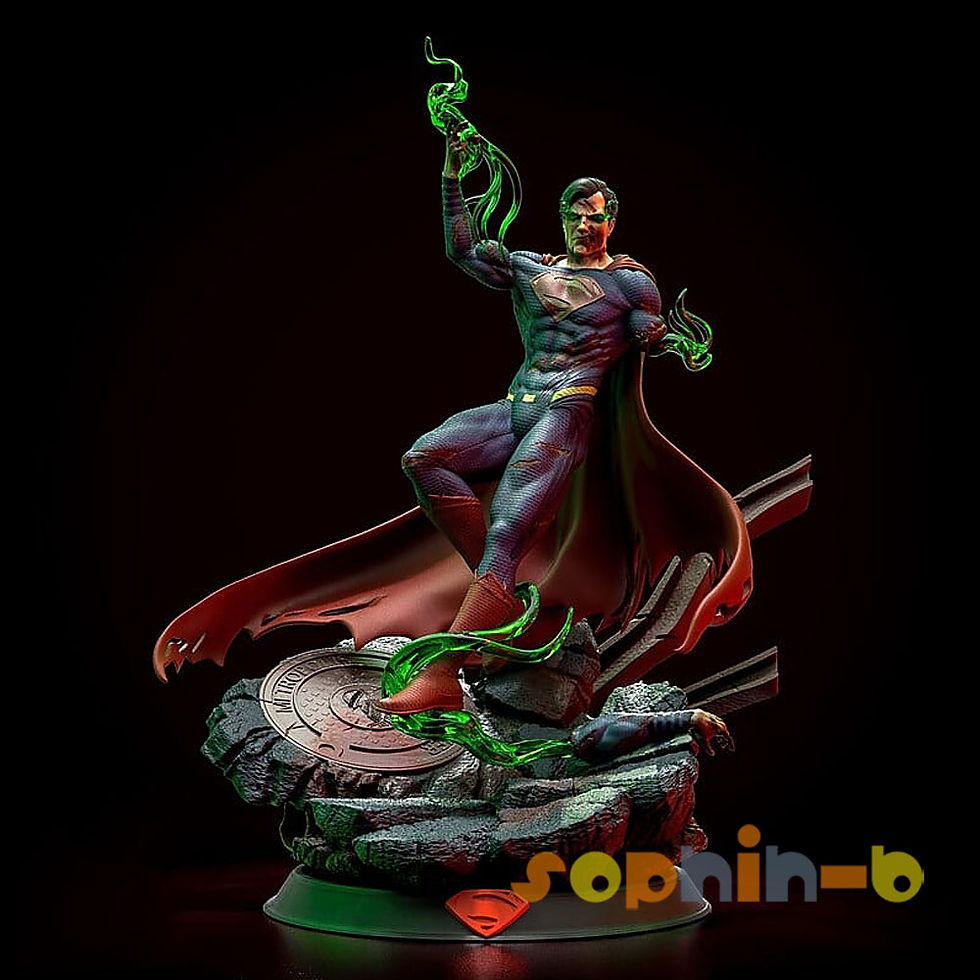 Thumbnail: Zombie Superman Resin 1:6 Scale Model Kit Unpainted 3d Print GK Statue Figure