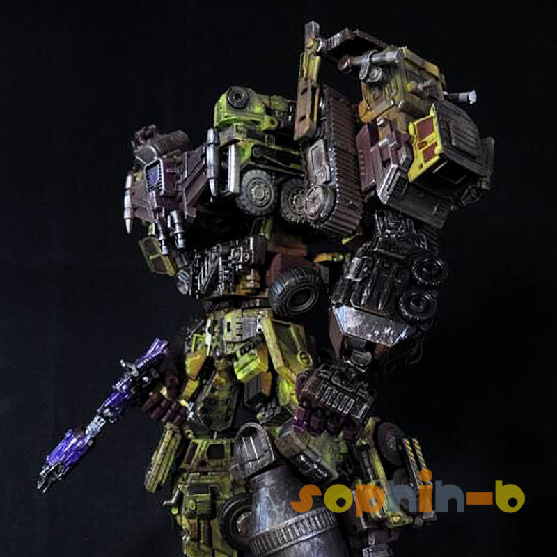 Thumbnail: Custom Paint Transformed Devastator Collectible Figures