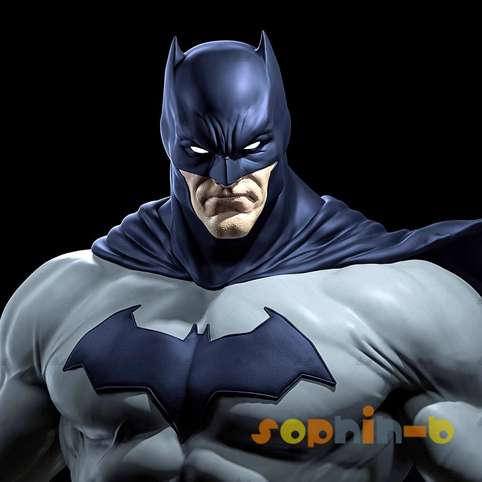Thumbnail: The Batman Resin 1:6 Scale Model Kit Unpainted 3d Printed GK Statue Figure