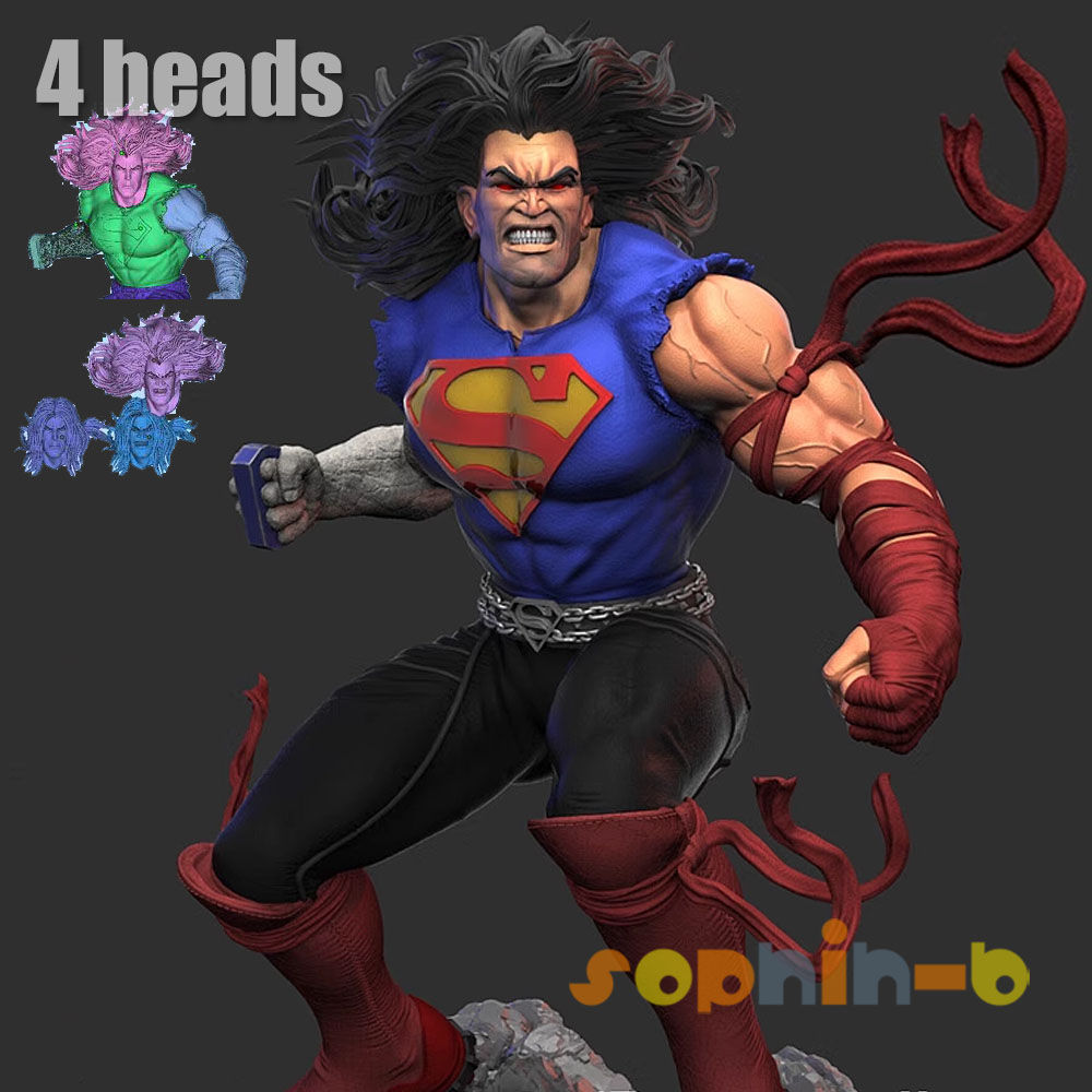 Superman Death Metal Resin Model Kit Unpainted 3d Printed GK Statue Figure