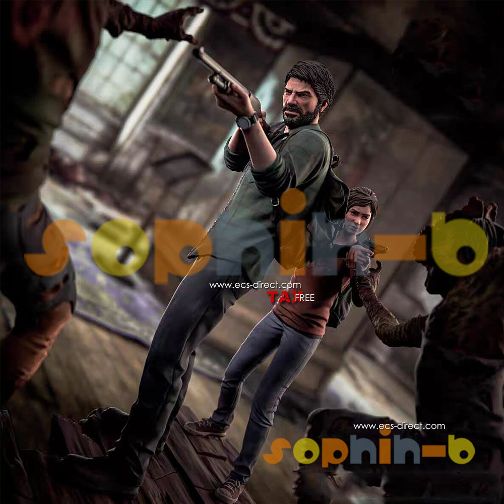 Joel & Ellie The Last of Us 1/24 Model Kit Unpainted 3d Print Statue Figure