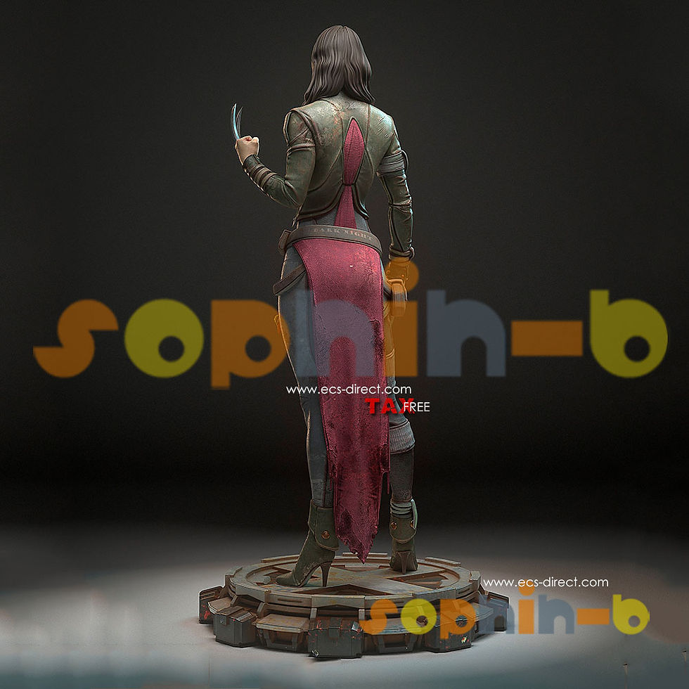 Thumbnail: Laura Kinney X23 Resin 1:4 Scale Model Kit Unpainted 3d Print GK Statue Figure