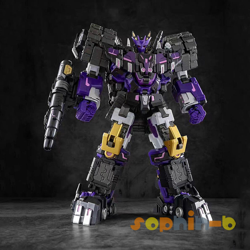Thumbnail: Oversized Transformed Tarn Decepticon Justice Division DJD Devastator Figure KO