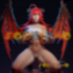 Thumbnail: Rias Gremory NSFW 1:4 Model Kit Unpainted 3d Print Garage Kit Statue Figure