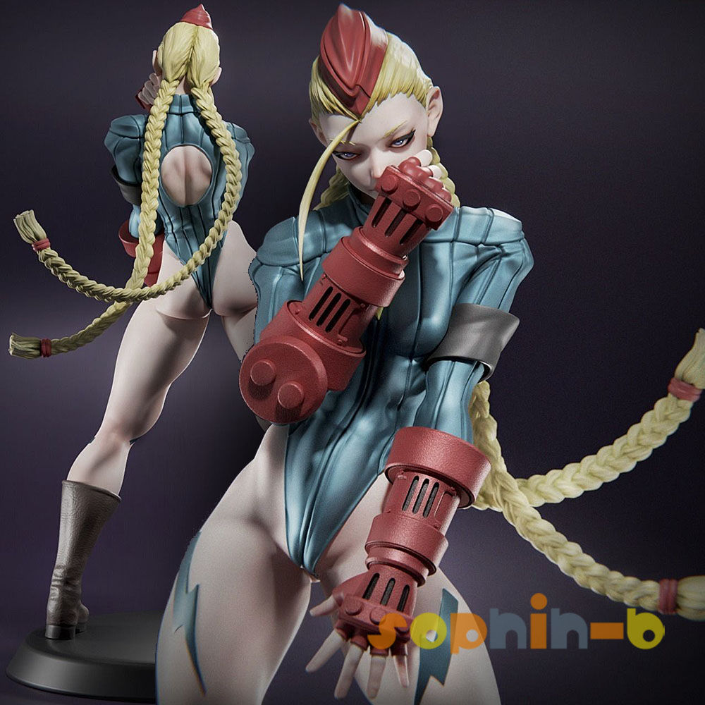 Cammy Street Fighter 2 Ver. Sexy Model Kit Unpainted 3d Printed GK Statue Figure