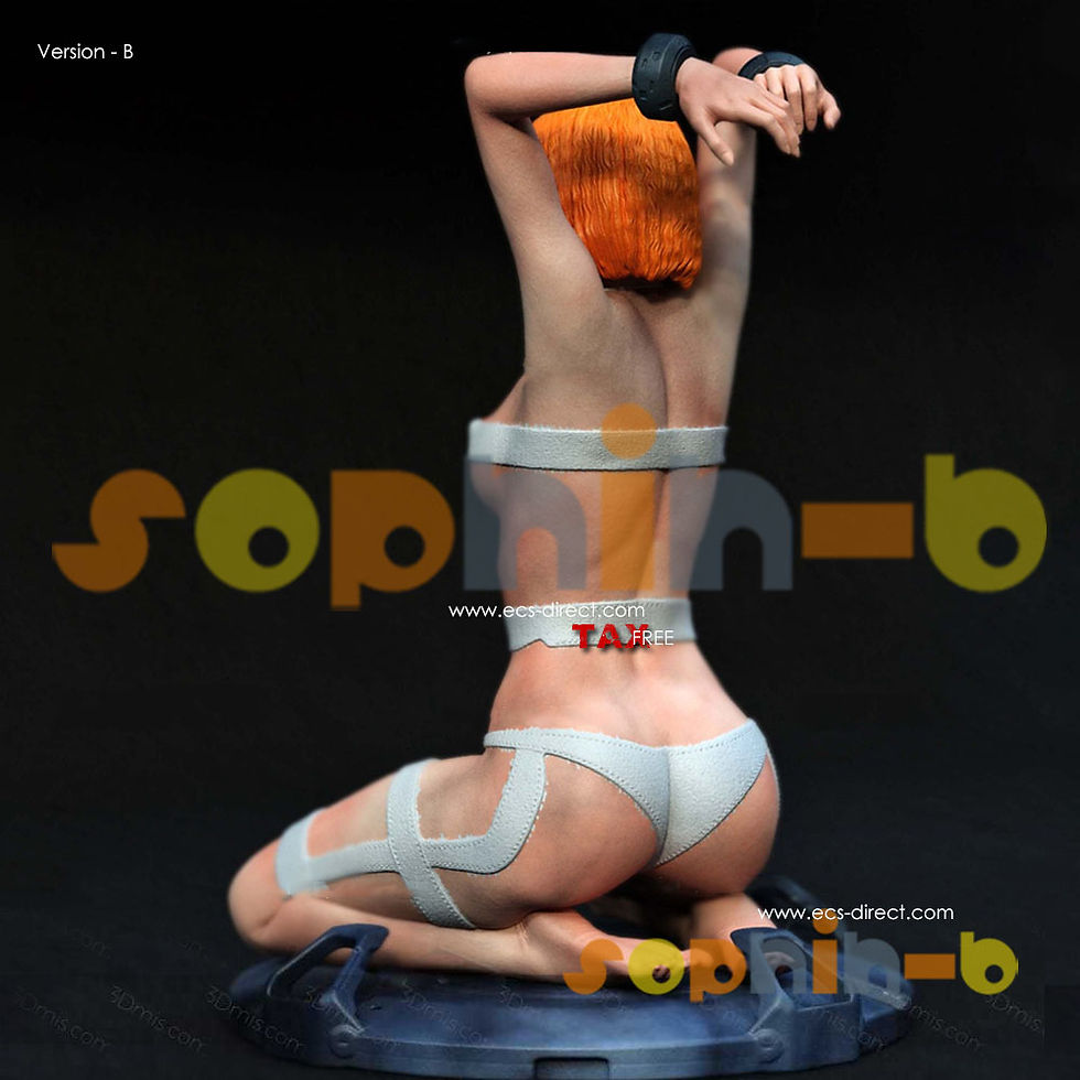 Thumbnail: Leeloo Kneeling NSFW Resin 1/24 Model Kit Unpainted 3d Print GK Statue Figure
