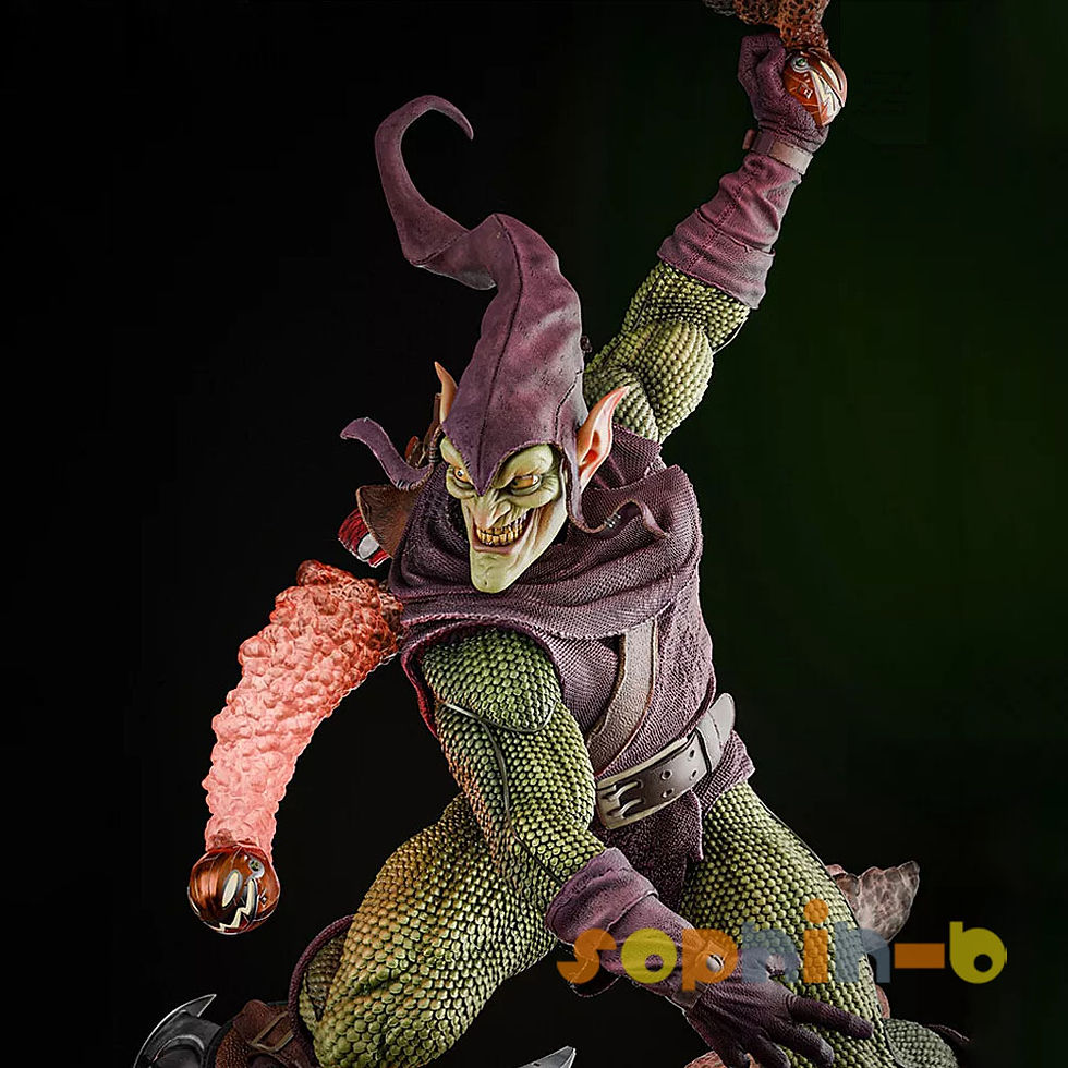 Thumbnail: Spiderman Green Goblin 1:4 Resin Model Kit Unpainted 3d Print GK Statue Figure