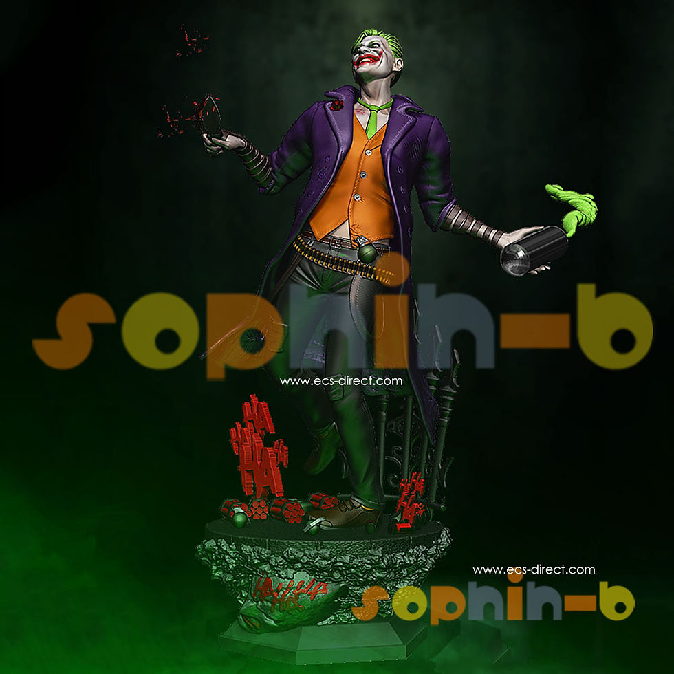 Thumbnail: The Joker Resin 1:6 Scale Model Kit Unpainted 3d Print Garage Kit Statue Figure