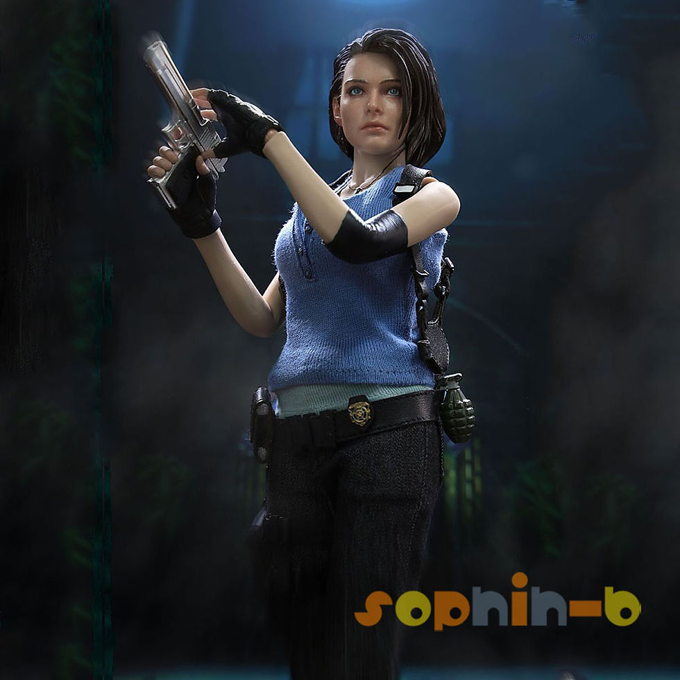 Thumbnail: Play Arts Kai Resident Evil 5 Chris Redfield PVC Leon and Jill Action Figure