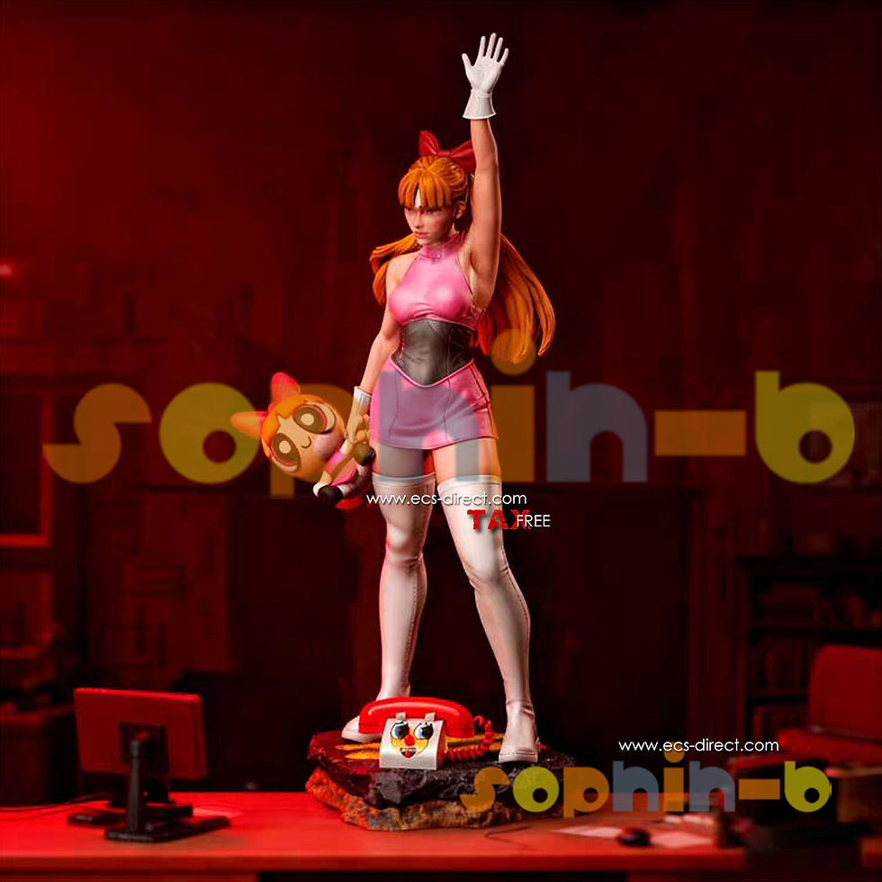 Thumbnail: Powerpuff Girls Blossom Buttercup Model Kit Unpainted 3d Print GK Statue Figure