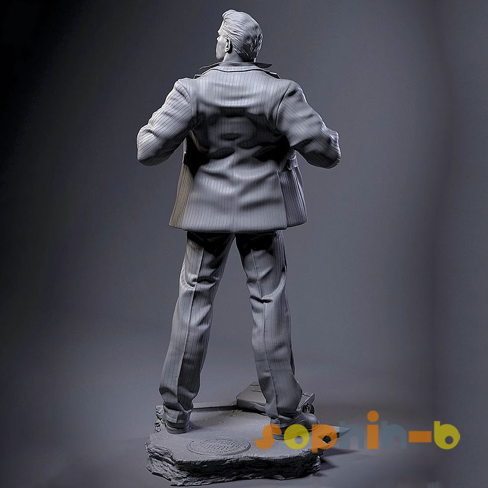 Thumbnail: Clark Kent Superman Daily Planet Model Kit Unpainted 3d Printed GK Statue Figure