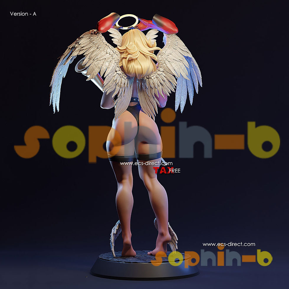 Thumbnail: 1/24 Anaita Angel NSFW Resin 1/4 Model Kit Unpainted 3d Printed GK Statue Figure