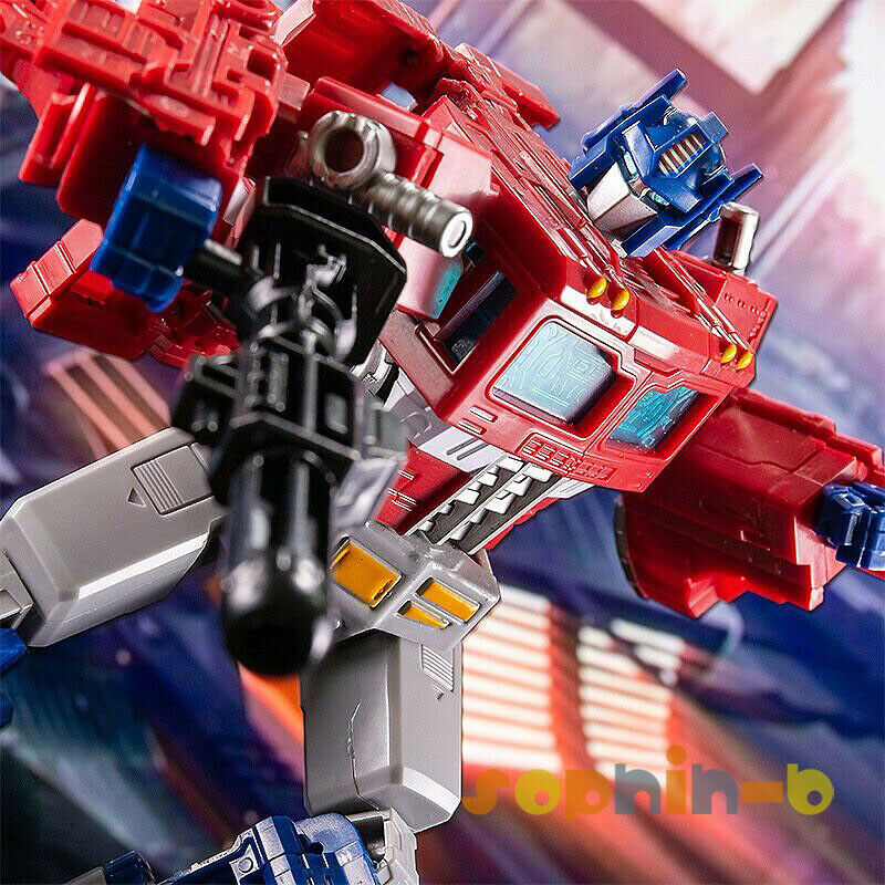 Thumbnail: Transformed Movie Cybertron Optimus Prime Megatron w/ Metal Parts Figure KO