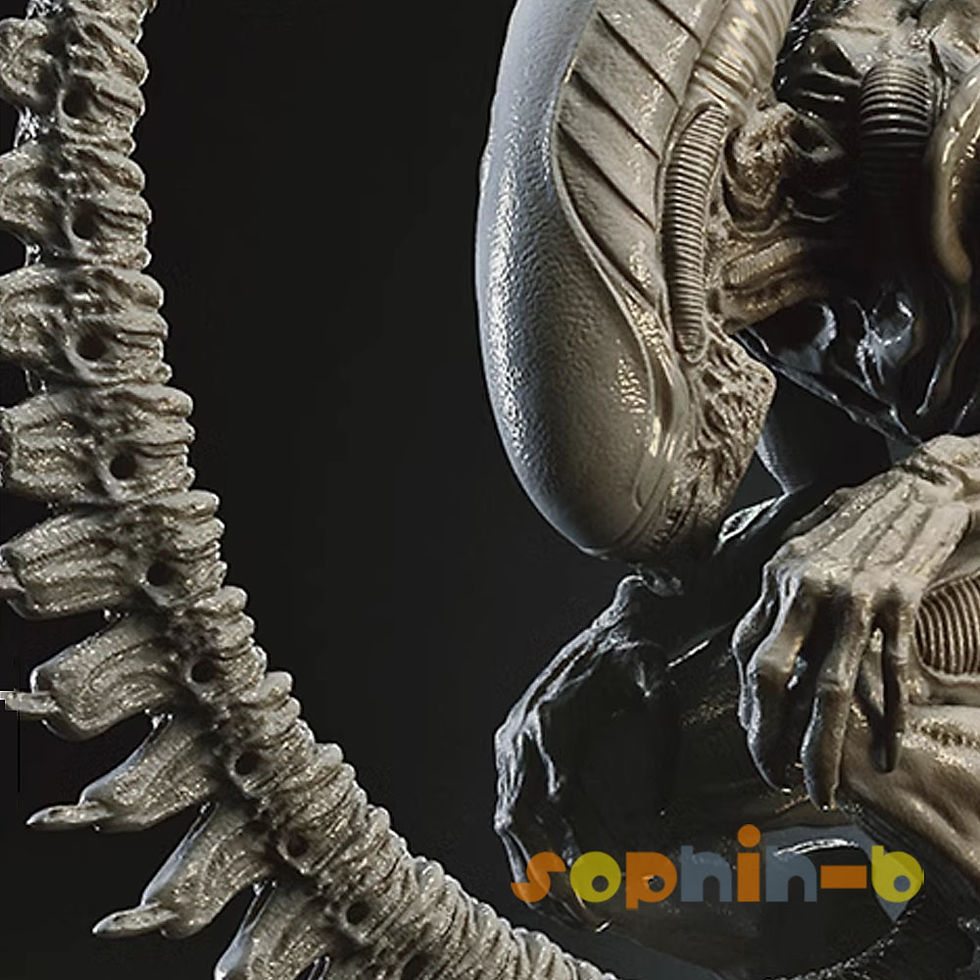 Thumbnail: Alien Resin 1:6 Scale Model Kit Unpainted 3d Print GK Statue Figure