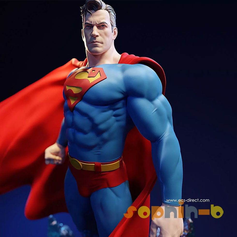 Thumbnail: Man of Steel Supeman Resin 1:6 Model Kit Unpainted 3d Print GK Statue Figure