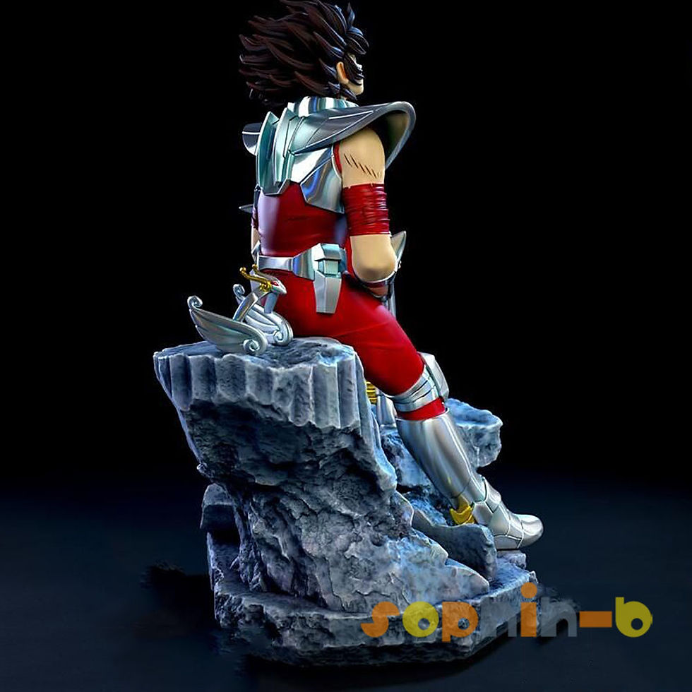 Thumbnail: Anime Saint Seiya Resin 1:4 Scale Model Kit Unpainted 3d Print GK Statue Figure