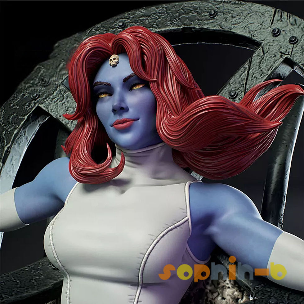 Thumbnail: Mystique X-Men Resin 1:6 Model Kit Unpainted 3d Printed GK Statue Figure