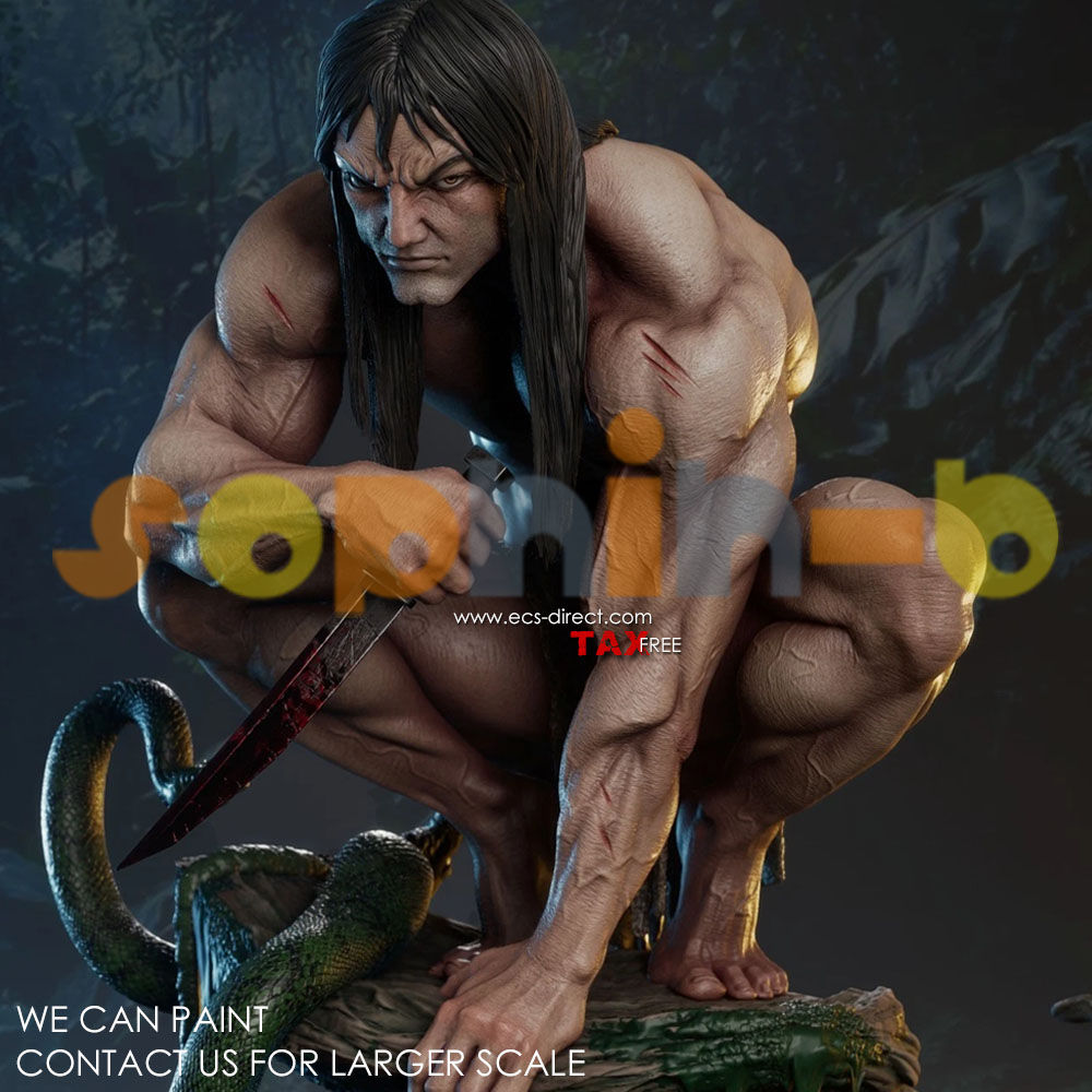 Tarzan Statue Resin 1:4 Scale Model Kit Unpainted 3d Print GK Figure