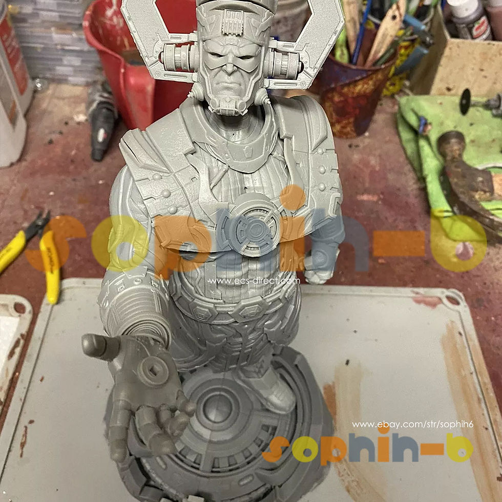 Thumbnail: Galactus Silver Surfer Resin 1:4 Model Kit Unpainted 3d Printed GK Statue Figure