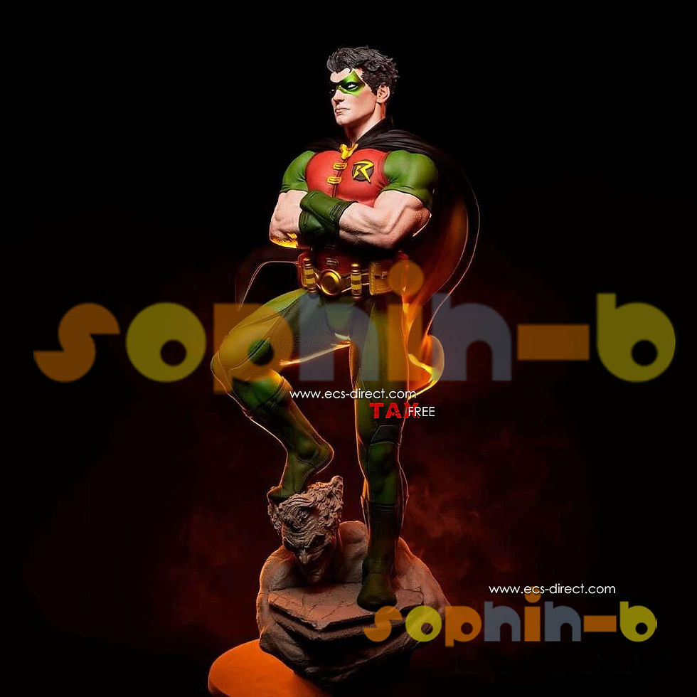 Thumbnail: Batman and Robin  Resin 1:4 Model Kit Unpainted 3d Print Statue GK Figure