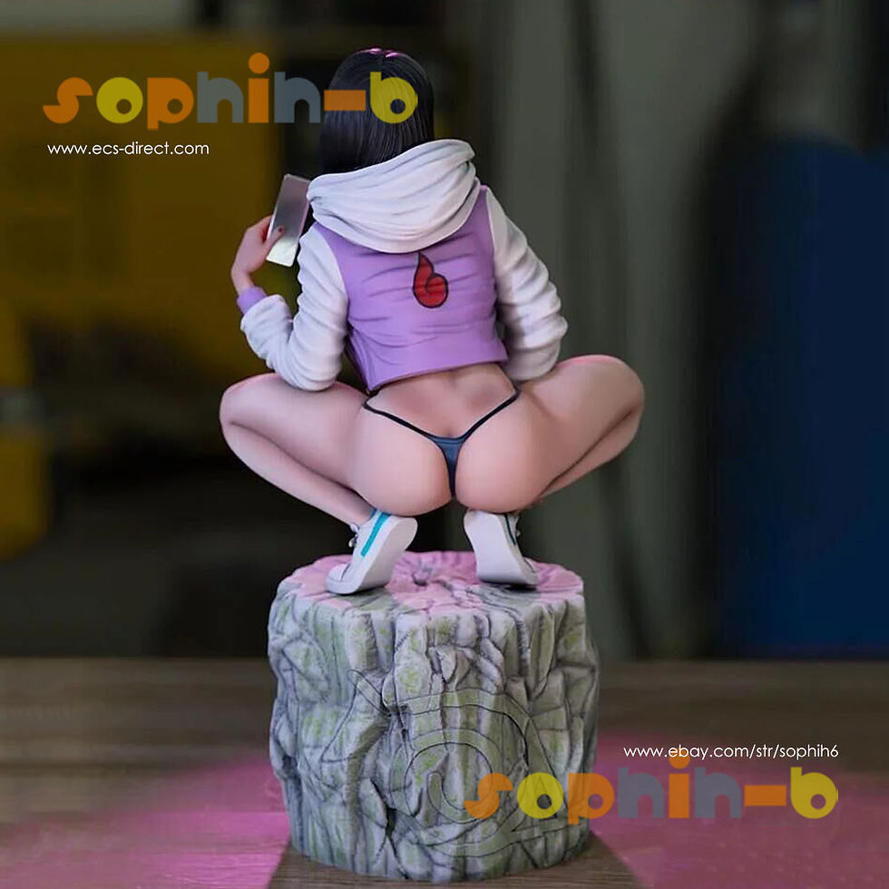 Thumbnail: Naruto Hinata NSFW Resin 1:4 Model Kit Unpainted 3d Print GK Statue Figure
