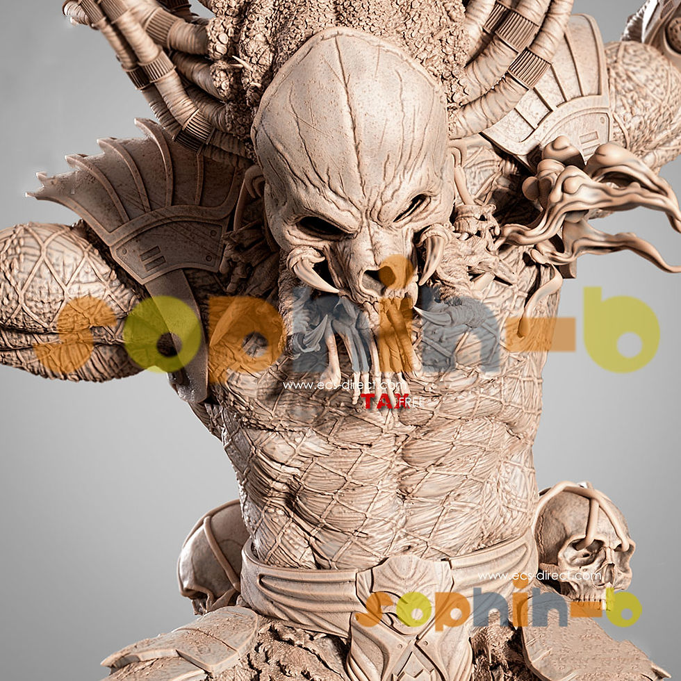 Thumbnail: Weapon X vs Predator Resin 1:6 Model Kit Unpainted 3d Print GK Statue Figure