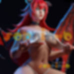 Thumbnail: Rias Gremory NSFW 1:4 Model Kit Unpainted 3d Print Garage Kit Statue Figure