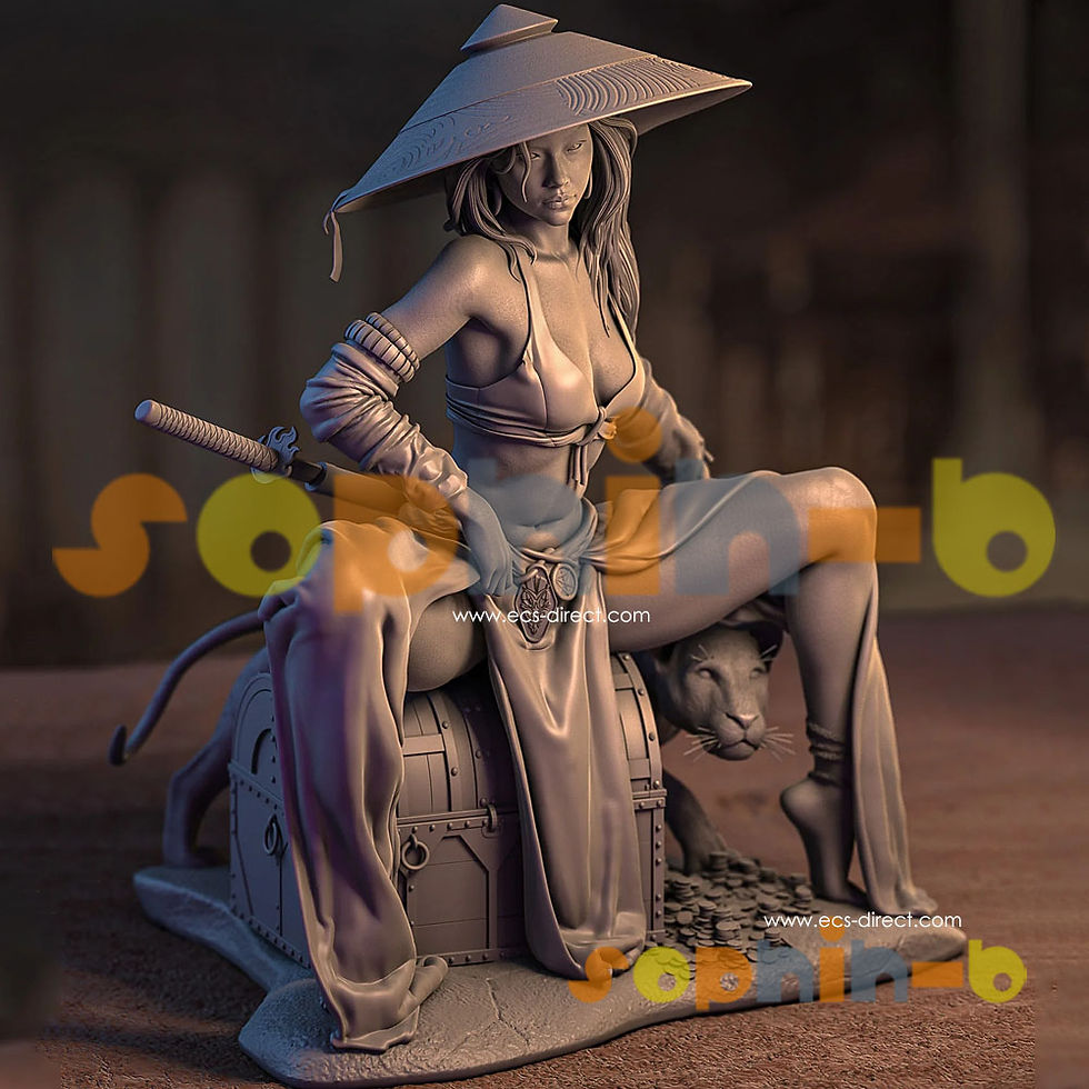 Thumbnail: Altan Zaya NSFW Resin 1:3 Model Kit Unpainted 3d Print GK Statue Figure