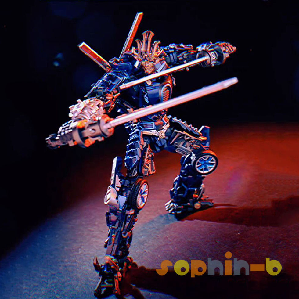 Thumbnail: MetaGate G01 Haiku DRIFT Triple Changer Robot Car Helicopter Figure