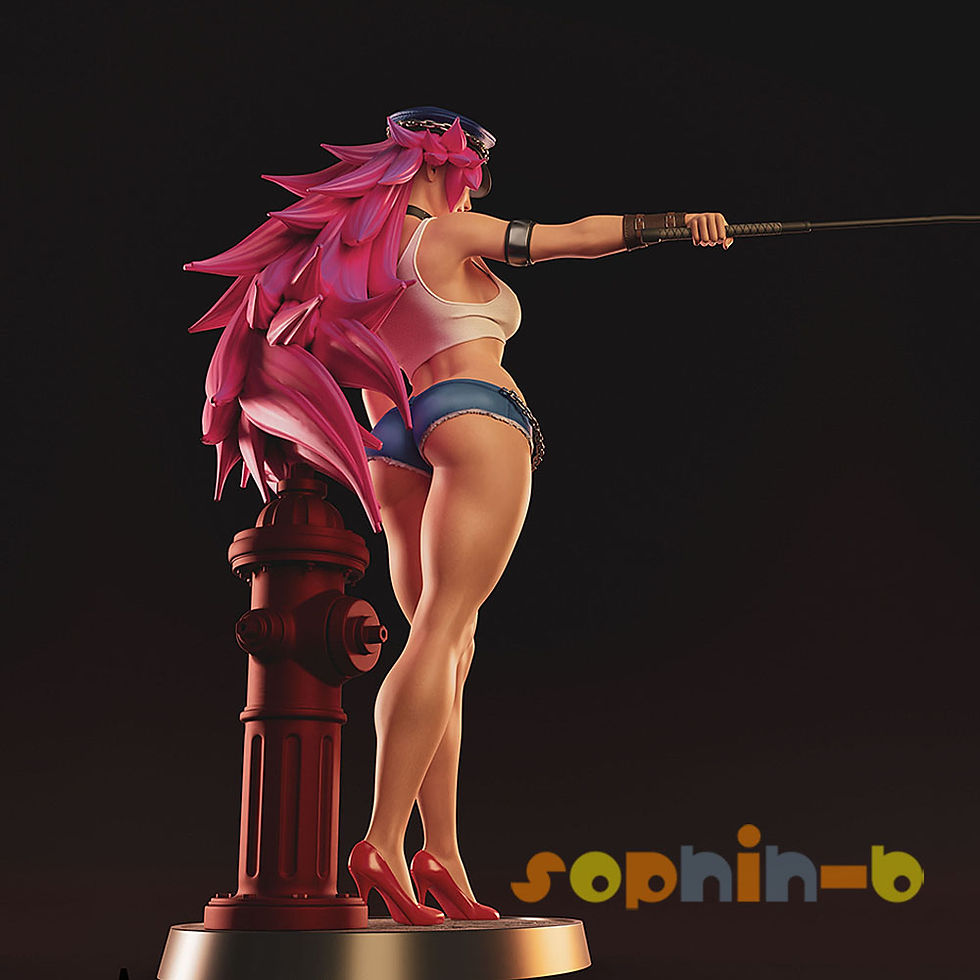 Thumbnail: Poison - Street Fighter Resin Model Kit Unpainted 3d Printed GK Statue Figure