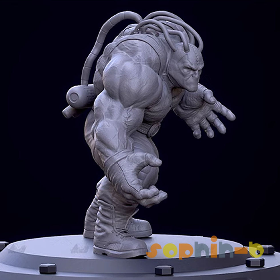Thumbnail: Bane Batman Resin Model Kit Unpainted 3d Print GK Statue Figure