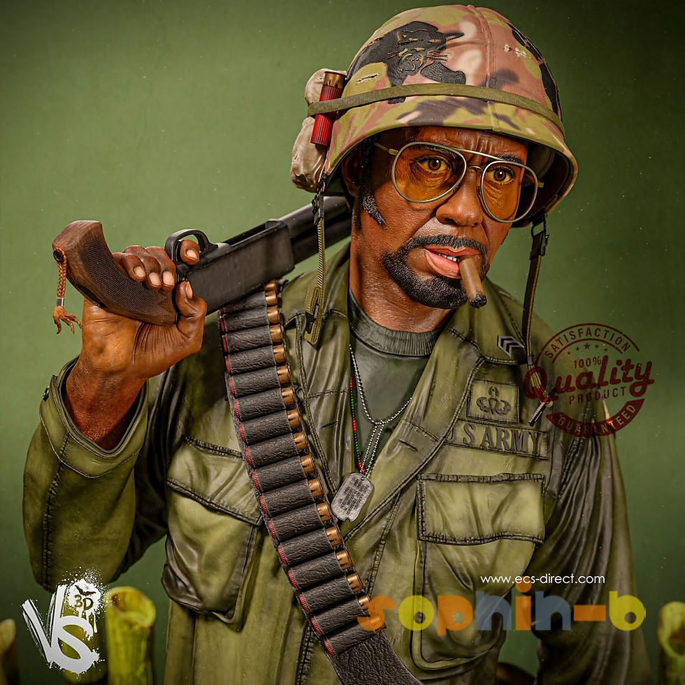 Thumbnail: Kirk Lazarus Resin 1:4 Scale Model Kit Unpainted 3d Print GK Statue Figure