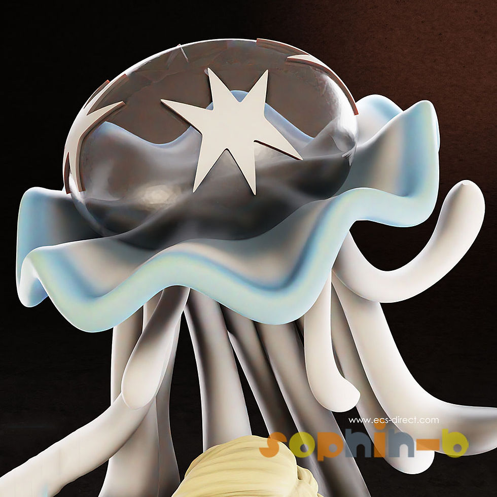 Thumbnail: Lusamine Nihilego NSFW Resin 1:4 Model Kit Unpainted 3d Print GK Statue Figure