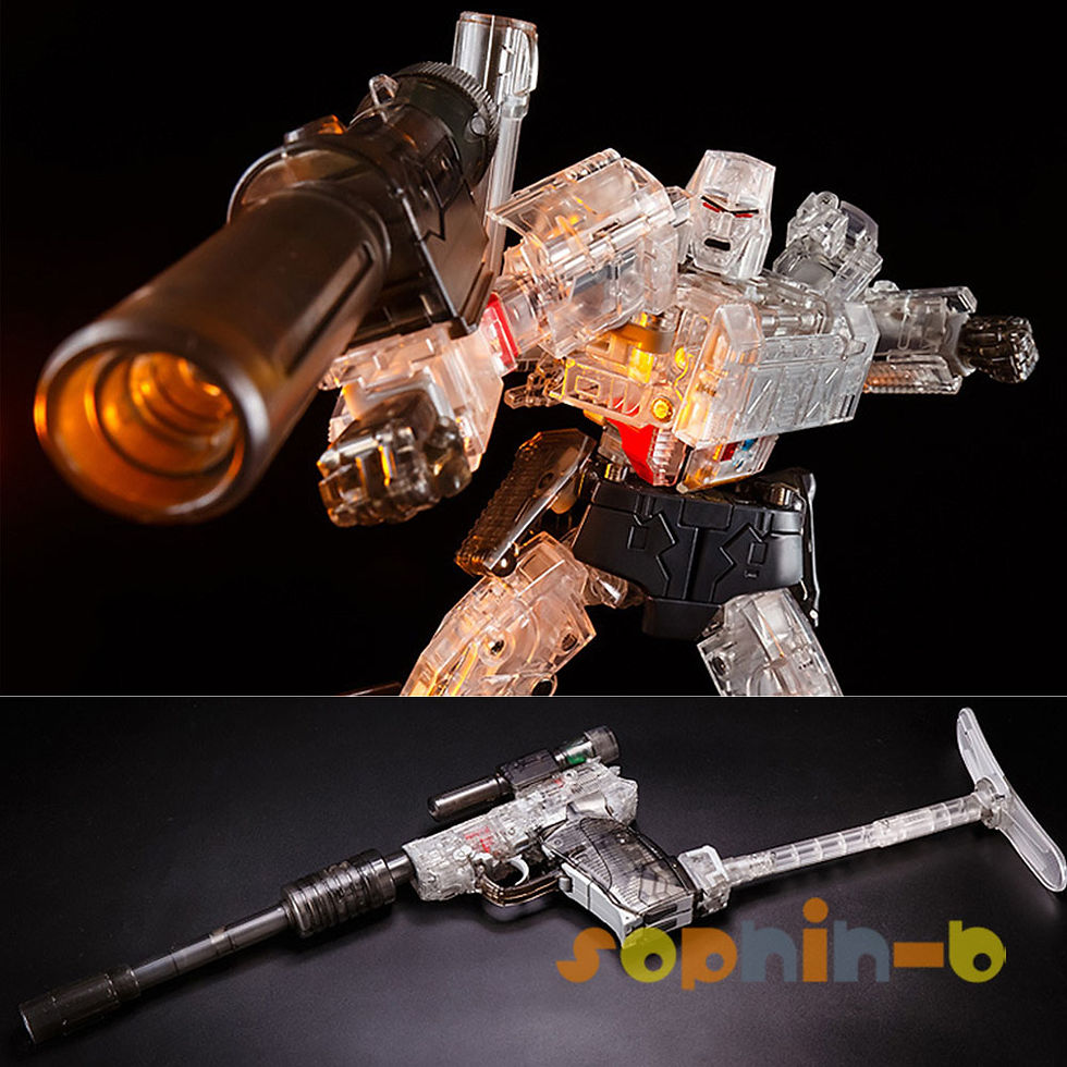 Transformed THF03 03T MP36 NE-01 Transparent Version Megatron Gun Pistol Robot