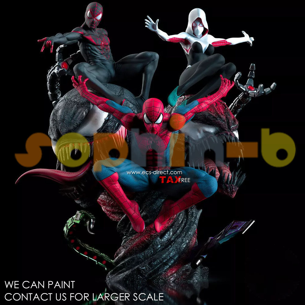 Spiderverse Diorama Resin 1:6 Model Kit Unpainted 3d Print GK Statue Figures