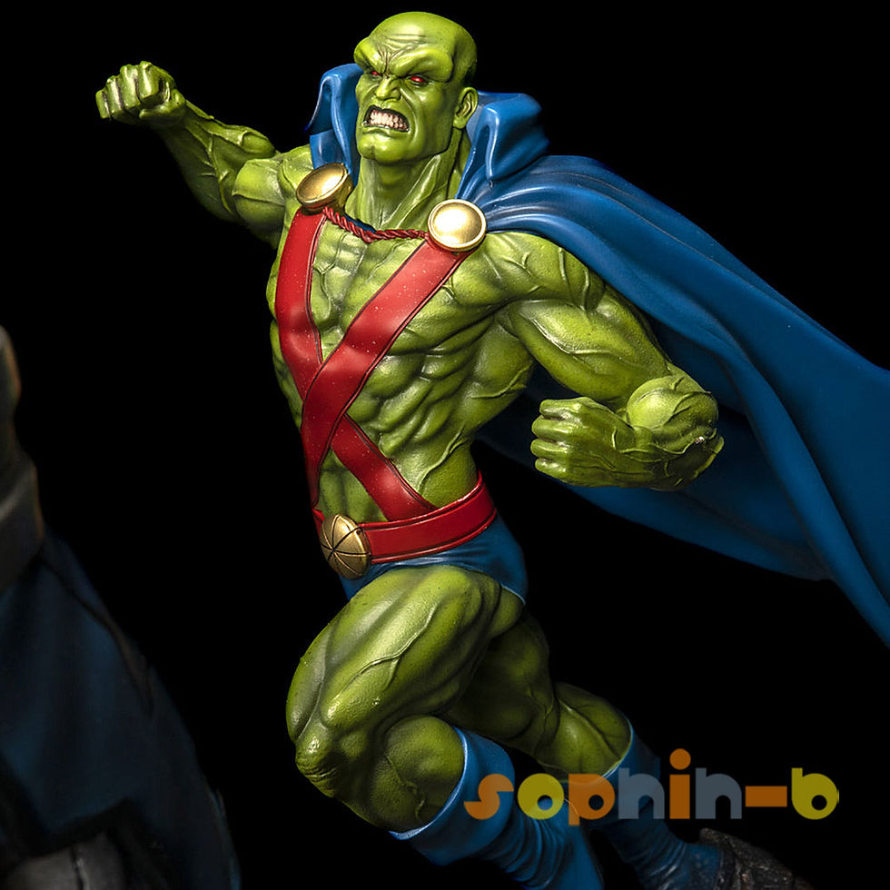 Thumbnail: Justice League Superman vs Darkseid Model Kit Unpainted 3d Print Statue Figure