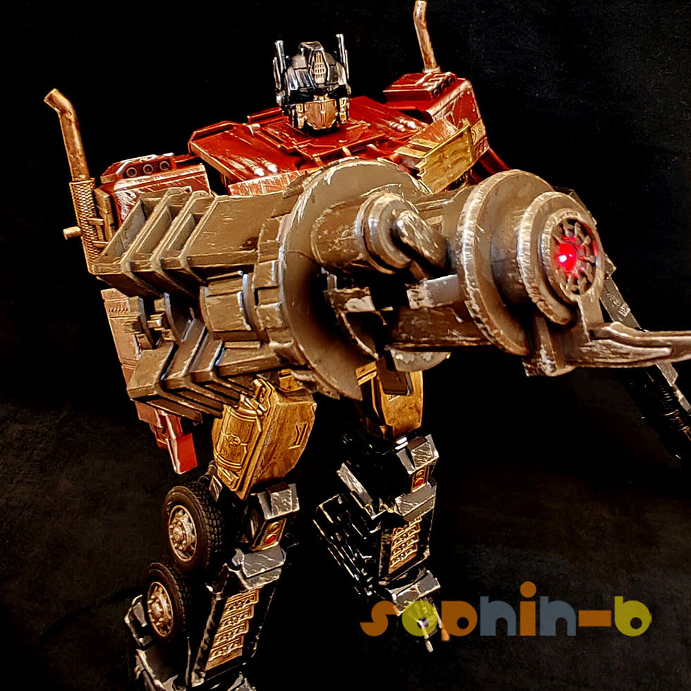 Thumbnail: Movie Custom Paint Battle Damaged Optimus Prime Oversized TW1027D KO Figure