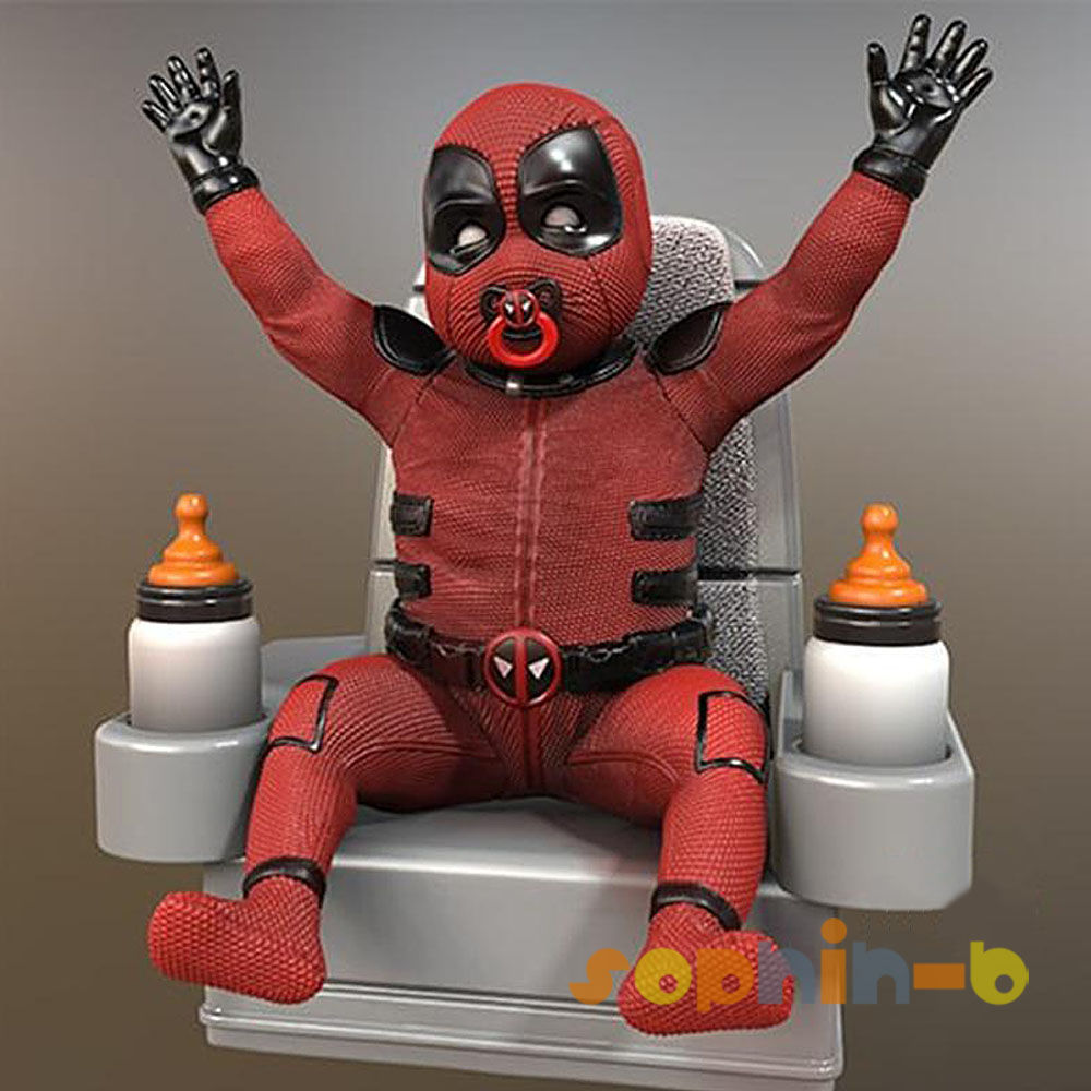 Baby Pool Deadpool Resin 1:1 Scale Model Kit Unpainted 3d Print GK Statue Figure