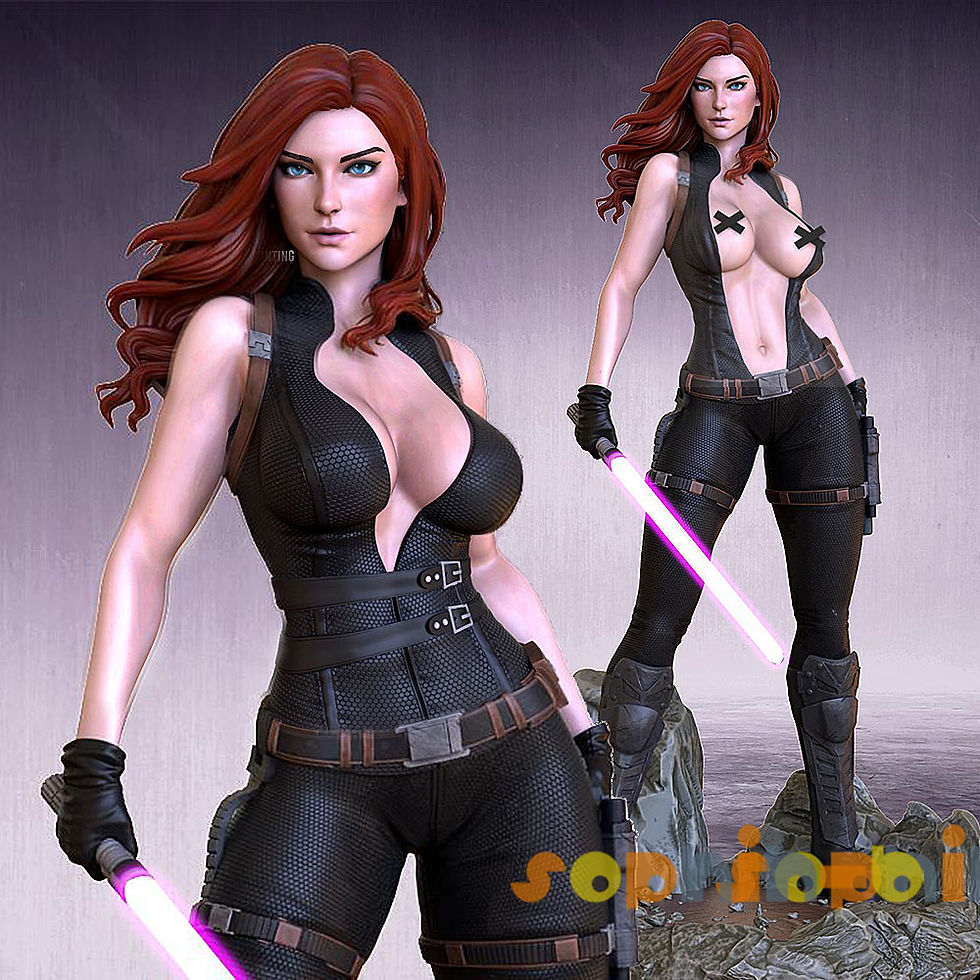 Mara Jade Sexy Resin Model Kit Unpainted 3d Print GK Statue Figure